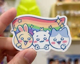 Chiika Pride LGBTQA  Rainbow Vinyl Sticker