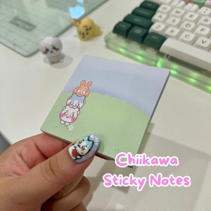 Chiika Garden Meadow Cute Sticky Note Stationery Memo Pad