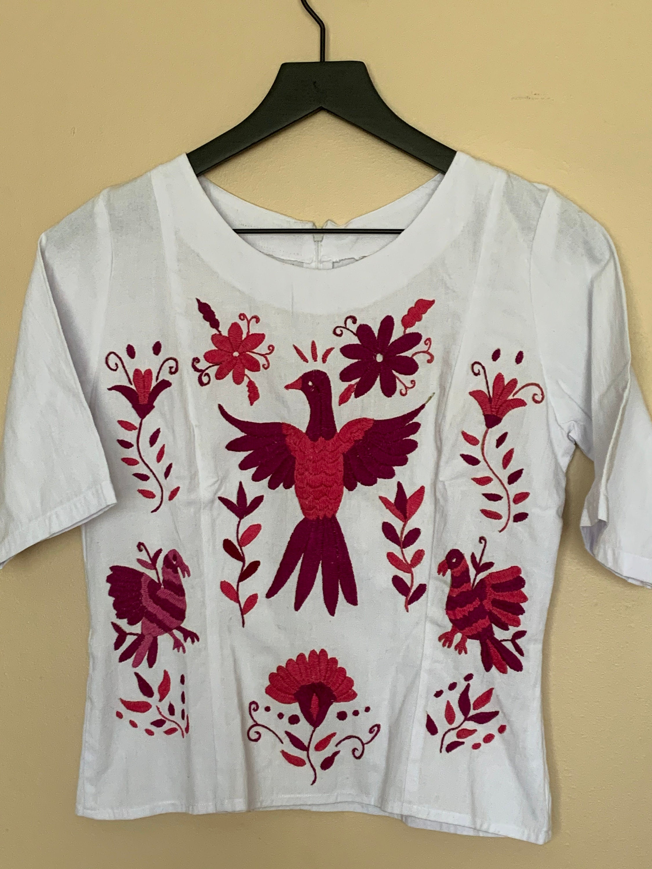 Tenangos Blouse Embroidered Blouse Hand Embroidered Blouse