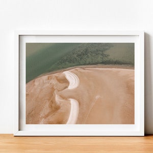 Strand Wandkunst, Luftfotografie, North Fork, Küsten Ozean Print, Strand Kunst, Strand Haus Dekor