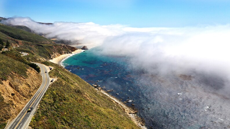 California Coast Photo Big Sur Print Big Sur Photo Beach Photography Highway 1