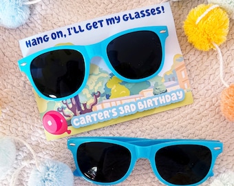 Blue Sunglasses Favors - Twoey - Party Favors - Toddler Party