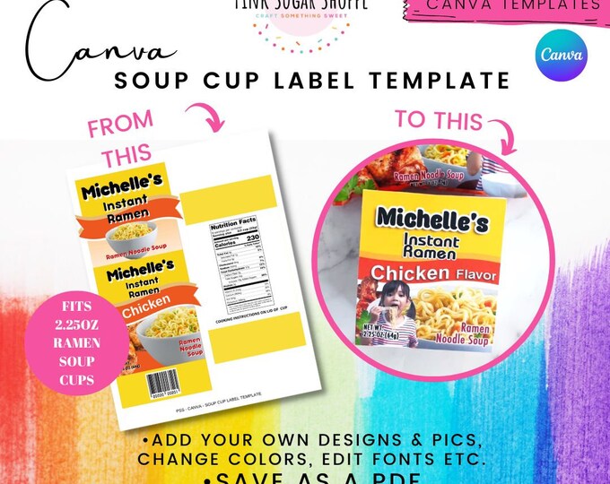 Canva Party Favor Templates