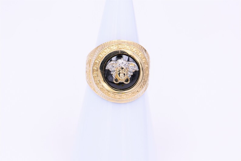 10k versace ring