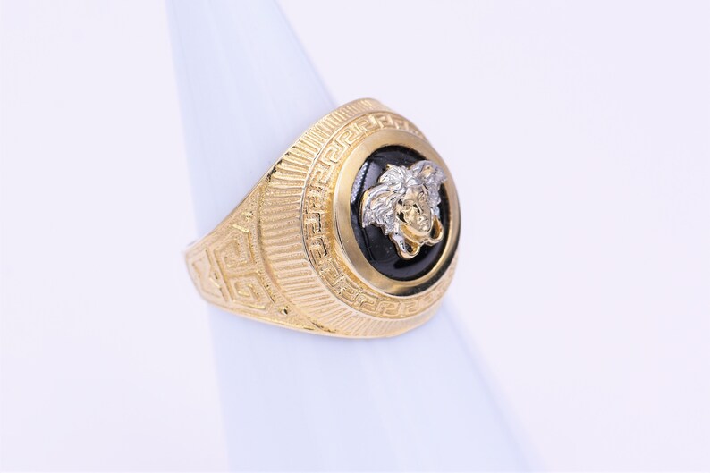 10k versace ring