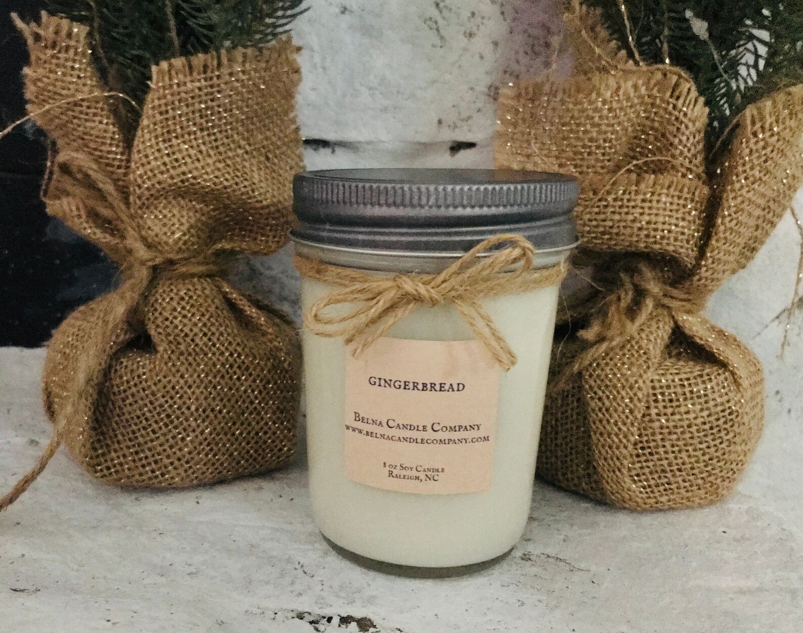 Gingerbread Soy Candles Hand Poured Candlescandles Gift Etsy
