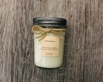 Citronella Soy Candle! Citronella Candle Outdoor,Outdoor Decor,Bug Candle, Natural Insect Repellant, Soy Candles, Handmade Candles, Bug Off