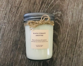 Black Currant Soy Candle, Hand Poured Candles, Candle Gift,Fall Scented Candles, Candles for Him,Black Owned Candle Company, Gifts for Her