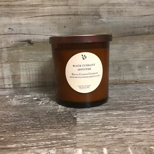 Black Currant Absinthe Soy Candle, Fall Candles,Birthday Gift,Holiday Candle Gift, Gifts for Him,Housewarming Gift,Black Owned Candles image 2