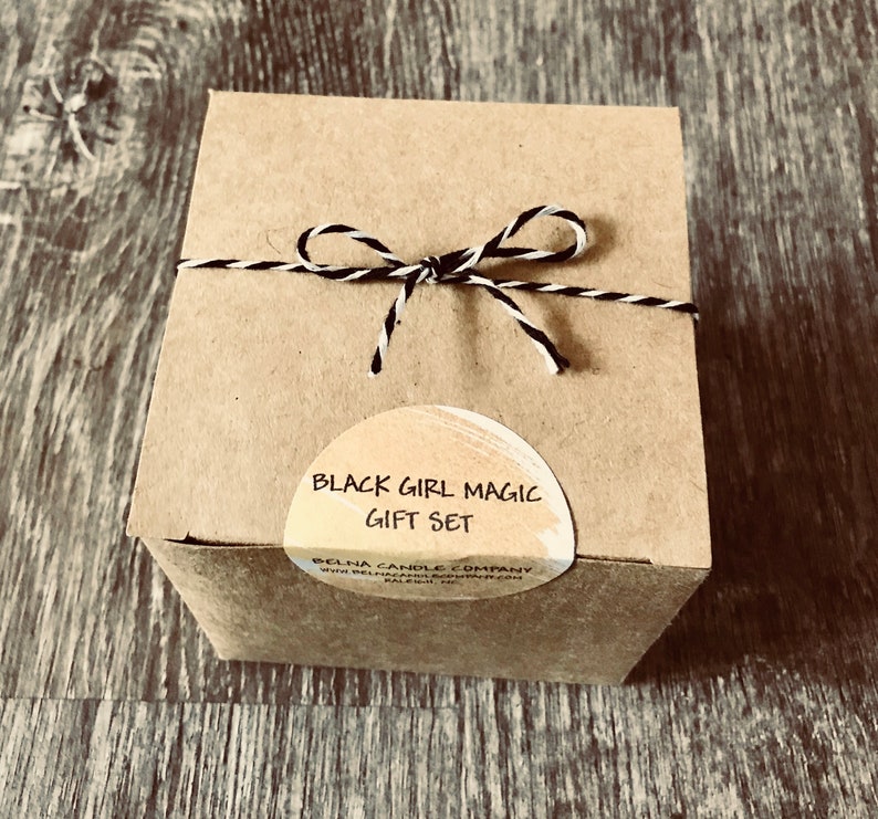 Deluxe Black Girl Magic Gift Set Birthday Giftbridal Etsy