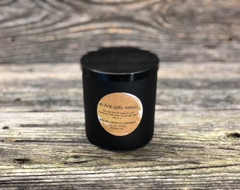 Black Girl Magic Candle,Birthday Gift,Soy Candle,Self Care Candle, Bridal Gift, Bridesmaid Gift,Statement Candle, Gift for Her, Black Candle