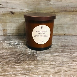 Black Currant Absinthe Soy Candle, Fall Candles,Birthday Gift,Holiday Candle Gift, Gifts for Him,Housewarming Gift,Black Owned Candles image 6