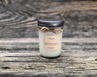 Fireside Soy Candles, Soy Candle, Vegan Candle, Patchouli Infused Candle, Gifts for Men,Campfire, Holiday Gifts,Gifts for Him,Fall Candles