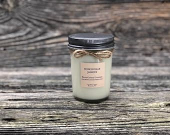 Honeysuckle Jasmine Soy Candle,Gift for Her,Southern Candle,Friendship Gift,Vegan Candle,Housewarming Gifts,Birthday Gift, Self Care Candle