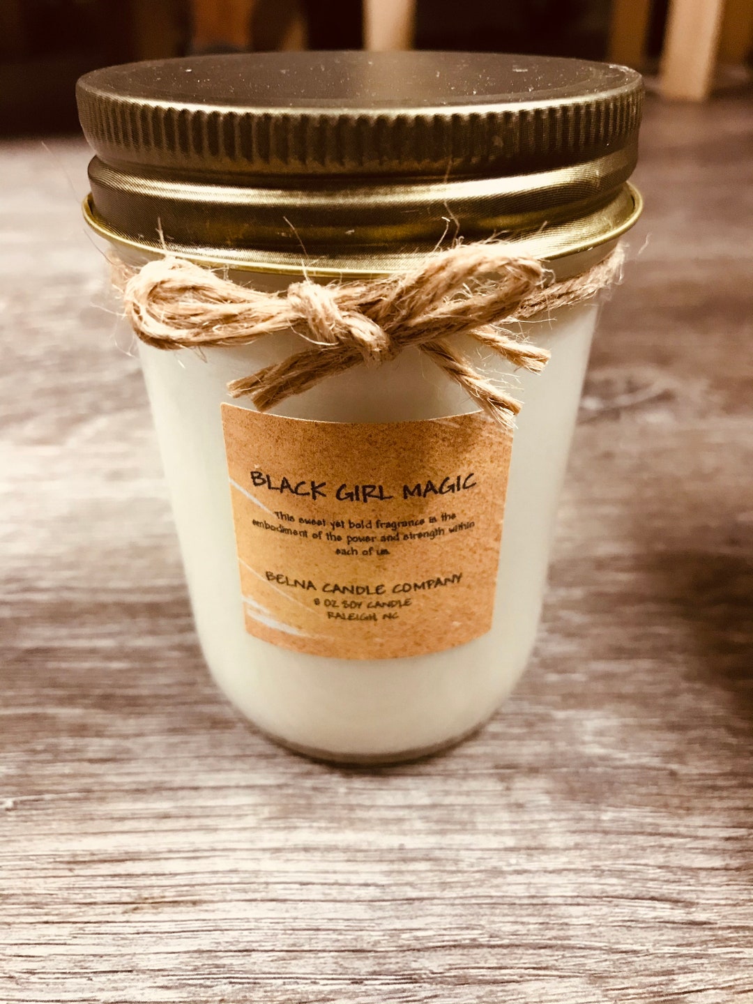 Black Girl Magic Candle 8 Ozbirthday Giftsoy Candleself Etsy