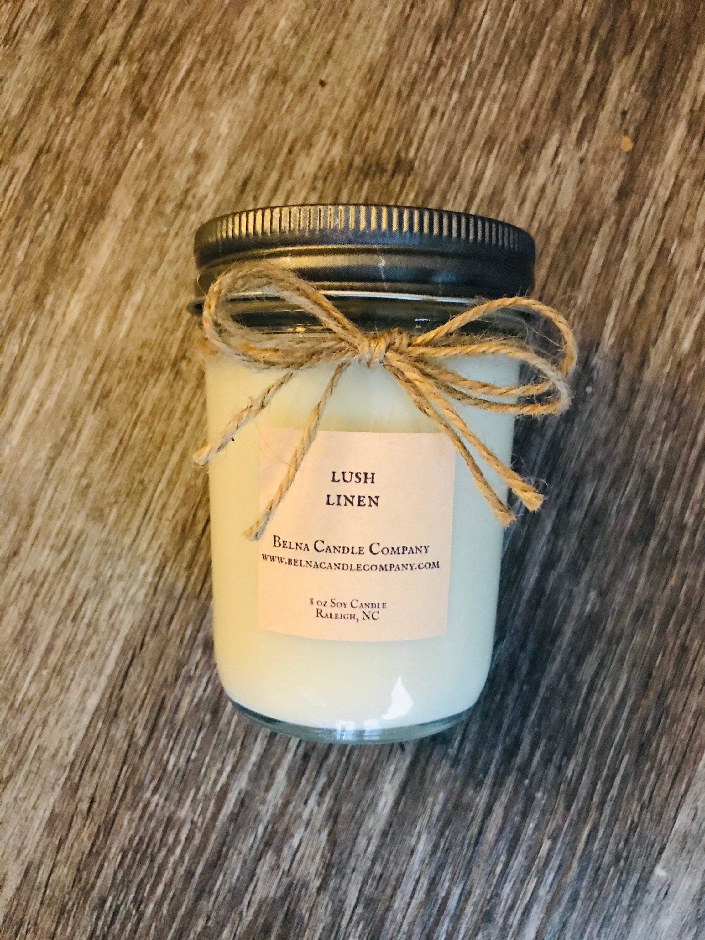 Lush Linen Hand Poured Candle Scented Candles Odor Etsy