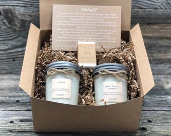 Candles & Soap Gift Set, Birthday Gift, Gift for Her, Father's Day Gift,Housewarming Gift,Self Care Kit,Candle Gift Set,Mother's Day Candles