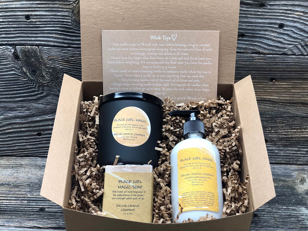 Deluxe Black Girl Magic Gift Set, Birthday Gift,bridal Gift,gift for
