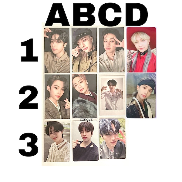 stray kids the sound maxident official photocards