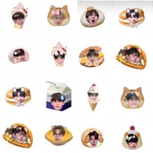 zerobaseone zb1 cute food stickers
