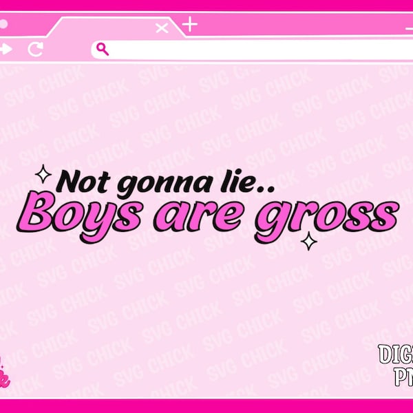 Boys are gross PNG, Feminism SVG, girl power png, women’s day, funny sassy quote png, I hate boys, boys suck design, sublimation, girly