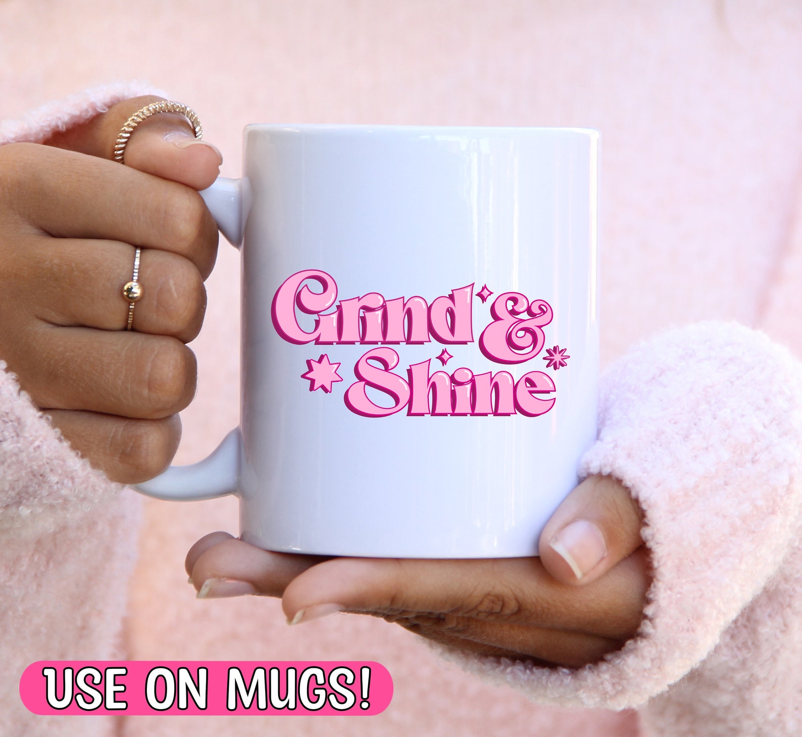 Grind And Shine Png Small Business Svg Girl Boss Png Motivational