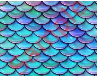 Sprinkles /& Toppers Ltd Mermaid Scales Edible Icing Cake Ribbon Side Strips