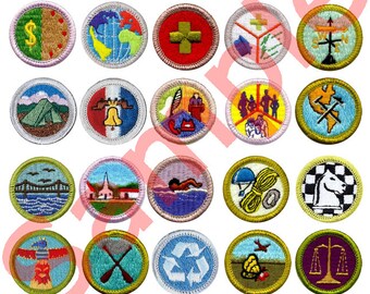 Scout Badge Toppers Etsy