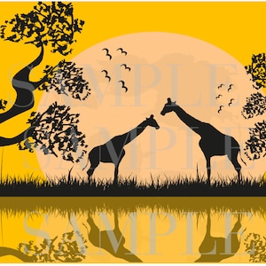 Safari Animals edible cake topper Jungle Party Cake Decorations party ideas personalized cake topper 1/4 Icing sheet safari cake sides wrap