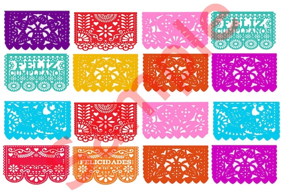 Mexican Fiesta Decoration Banners Edible Icing Sheets Fiesta - Etsy