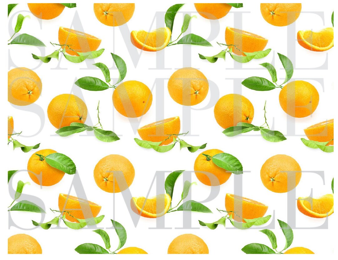 ORANGES EDIBLE Image Cake Decorations Oranges Cake Stripes Etsy