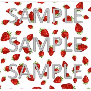 Strawberry Garden Edible Cake Wrap HIGH quality ICING SHEET