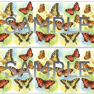 Butterflies Cake Decorations Butterflies cake stripes High Quality Icing sheet edible image