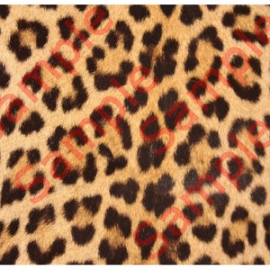 Leopard Sugar Sheets 