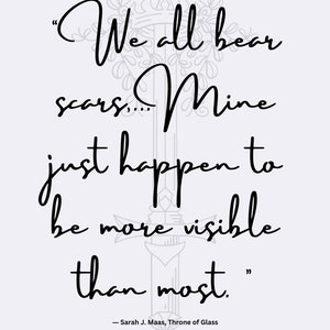 Throne of glass quote poster