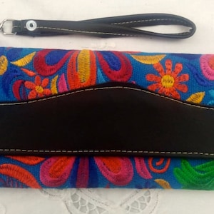 cartera artesanal. Cartera. Cartera para Mujer. Cartera Artesanal. Clutch Mexicano Colorido. Monedero Tradicional Mexicano. envío gratis.