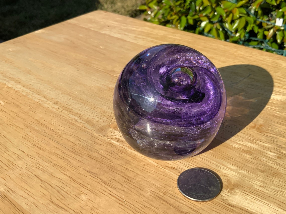 Glass Memorial Keepsakes Paperweight Cremation Orb Etsy