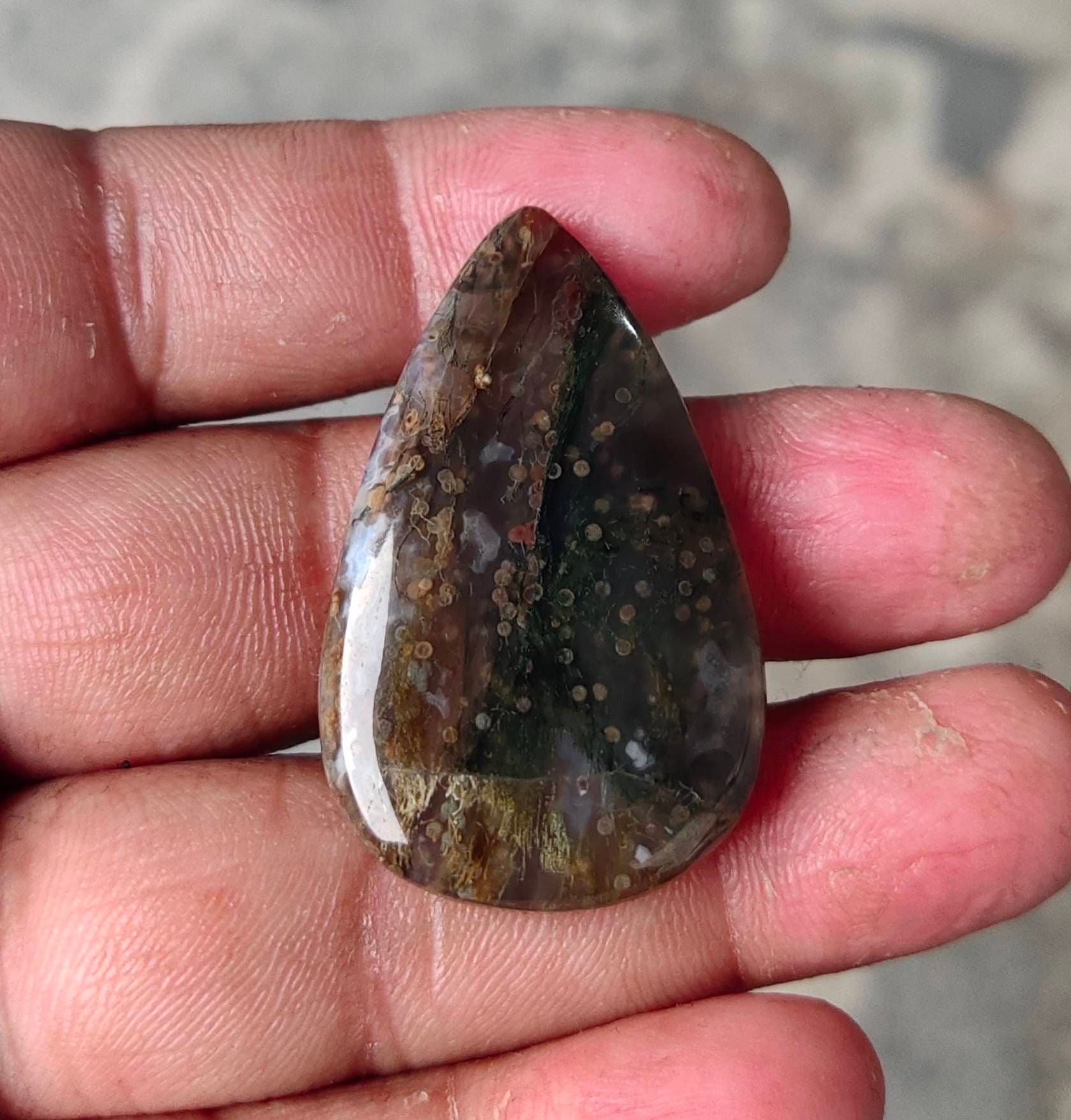 Natural moss Agate loose gemstone moss Agate | Etsy