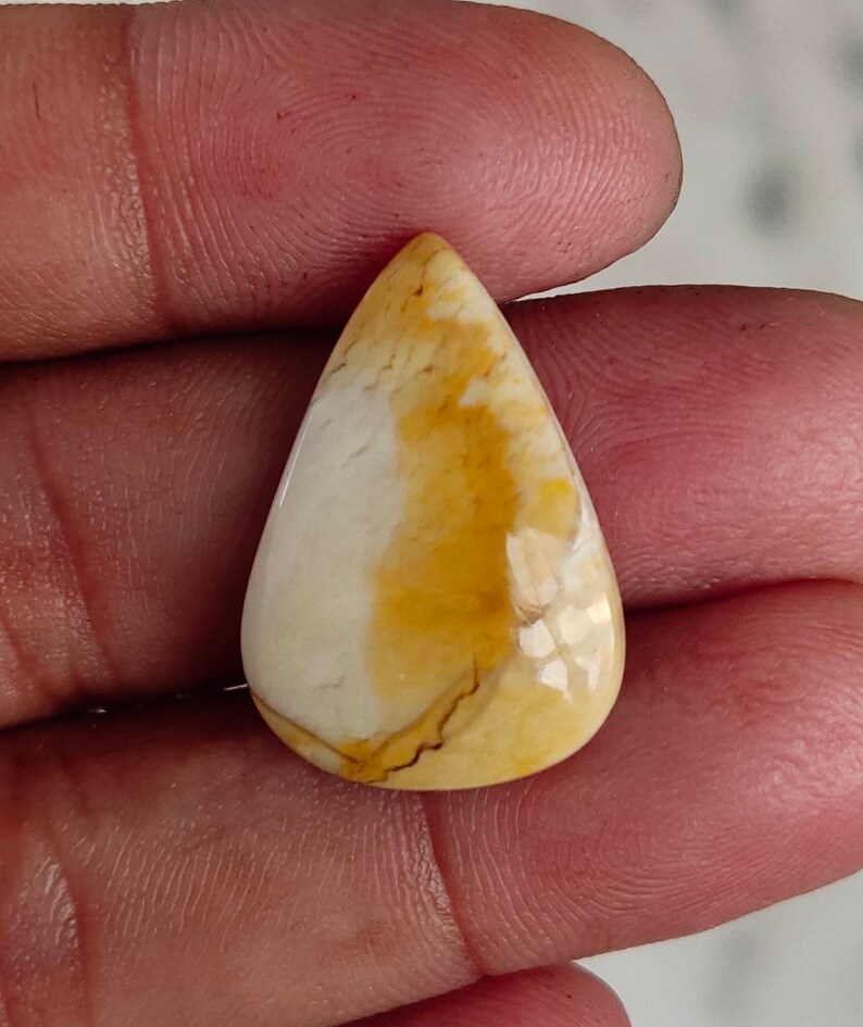 Natural Brecciated mookite jasper cabochons,24x16mm,8.55cts....#902