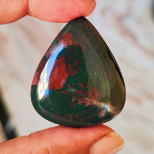 Natural Bloodstone Cabochons,35X22mm,47.55cts,...K4249
