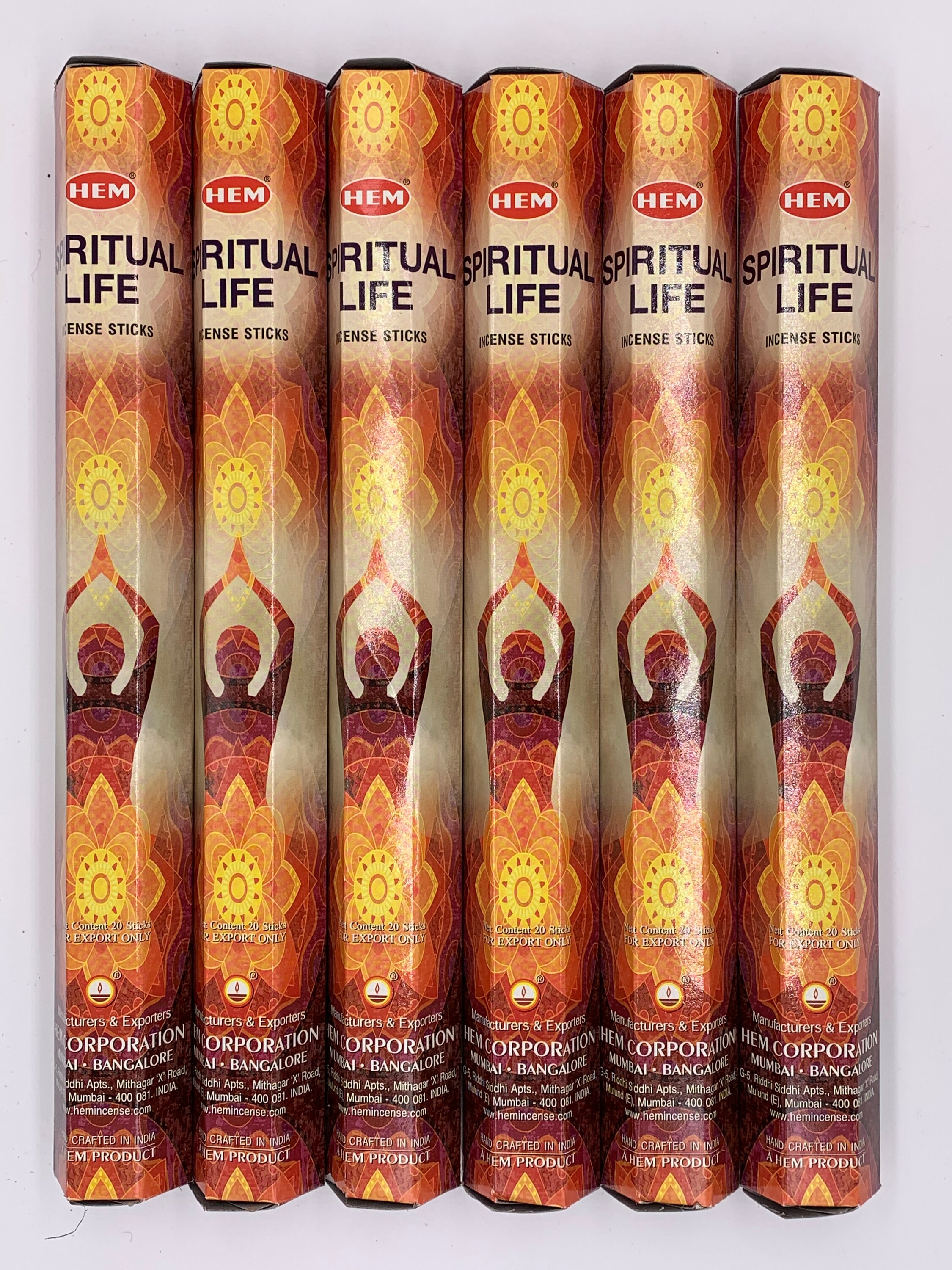 Hem Spiritual Life Incense 20406080100 or 120 Sticks Bulk Etsy