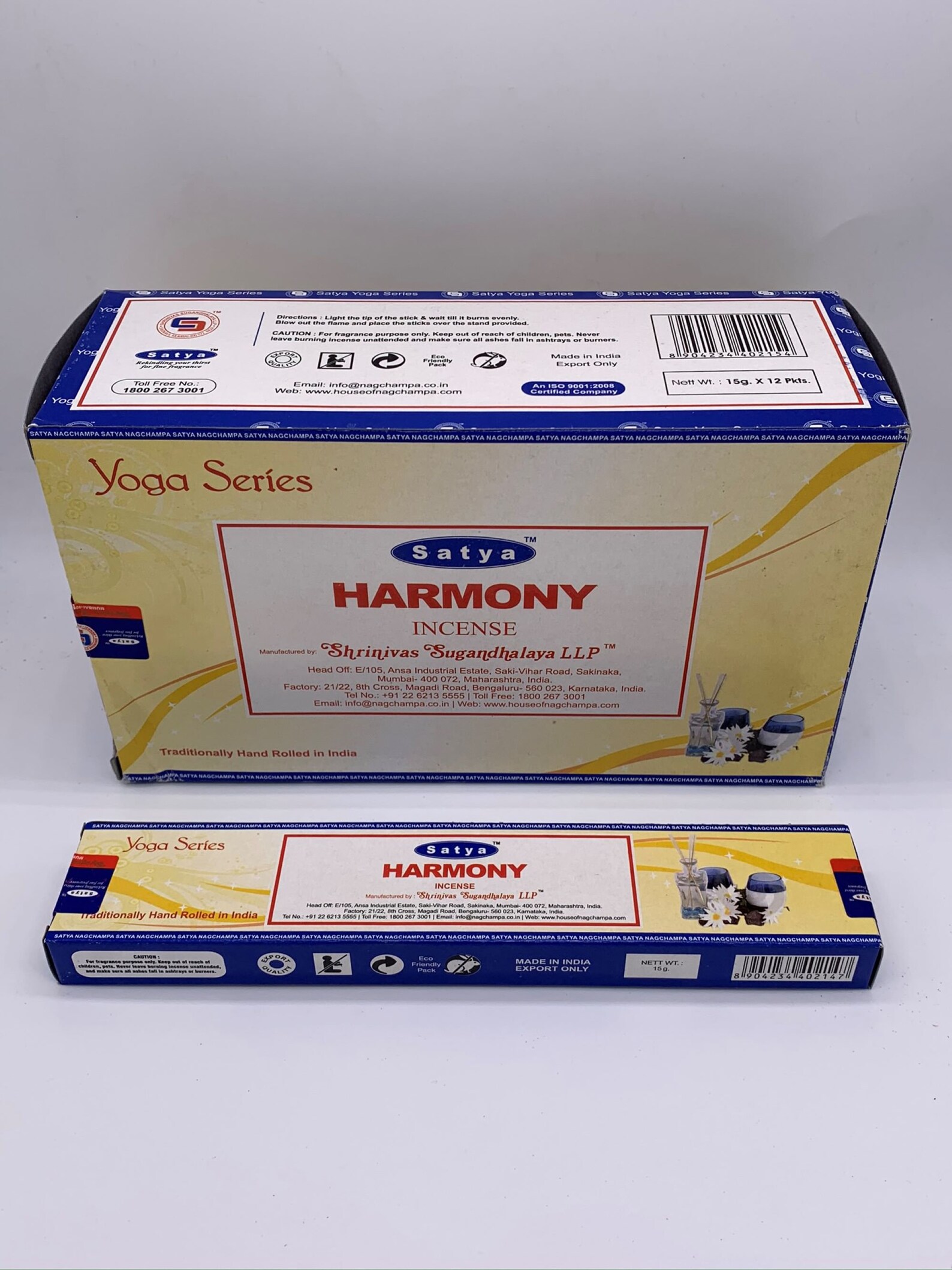 Satya Nag Champa Harmony Incense Sticks 15 Gram Box Bulk Etsy