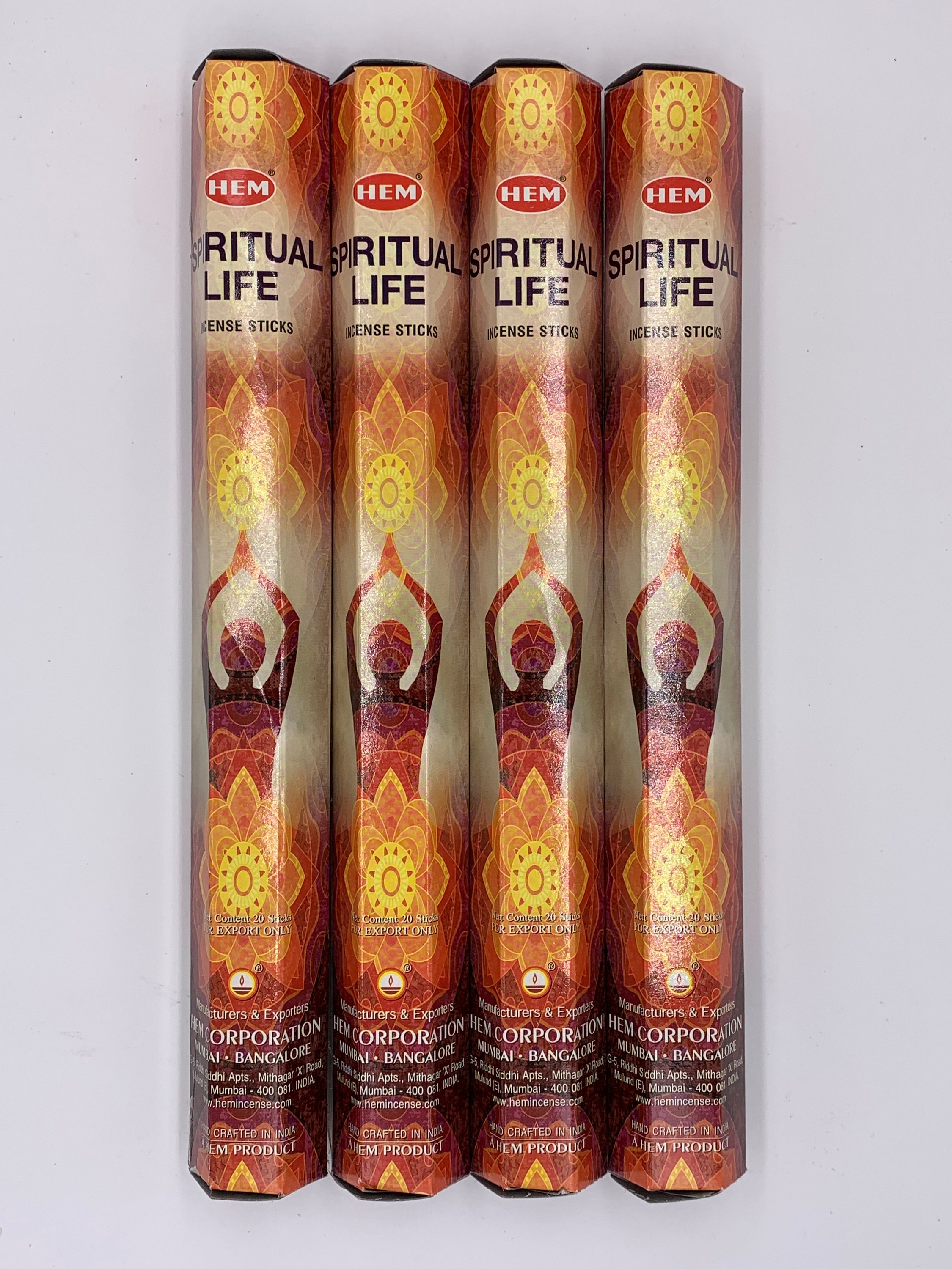 Hem Spiritual Life Incense 20406080100 or 120 Sticks Bulk Etsy