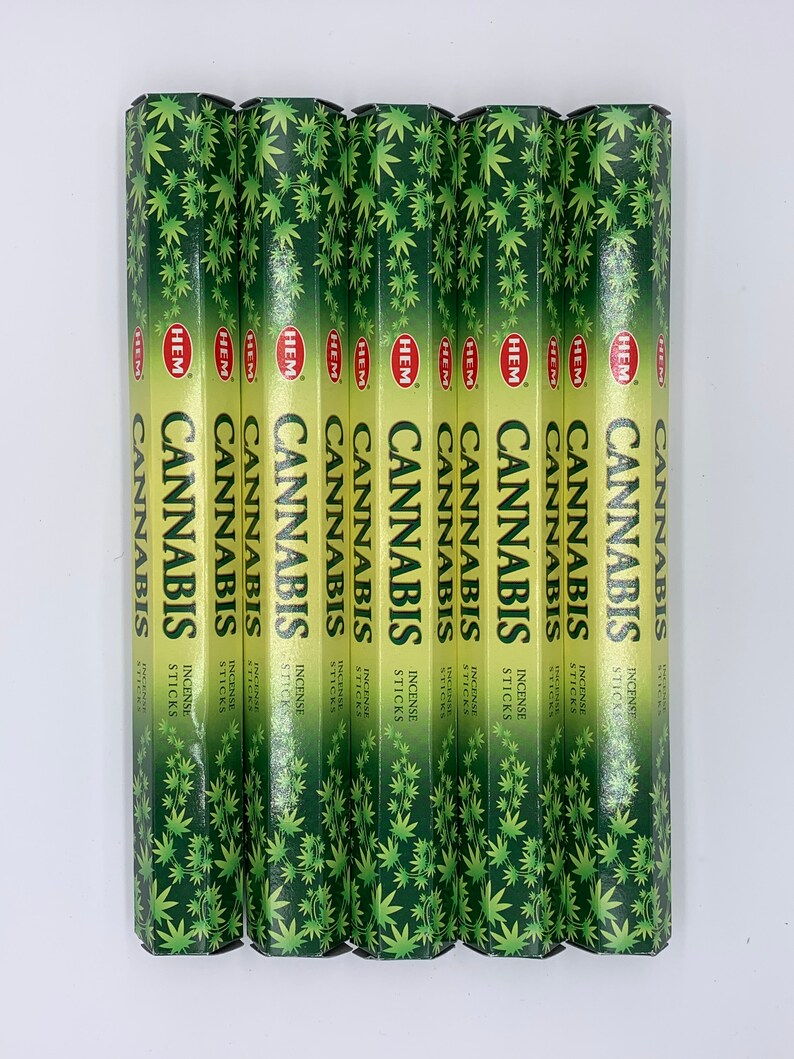 Hem Cannabis Incense Sticks 20406080100 or 120 Sticks Bulk Etsy