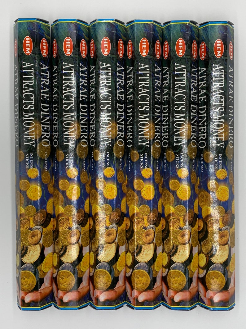 You choose amount Hem Attracts Money Incense Sticks 20,40,60,80,100 or 120 sticks bulk wholesale