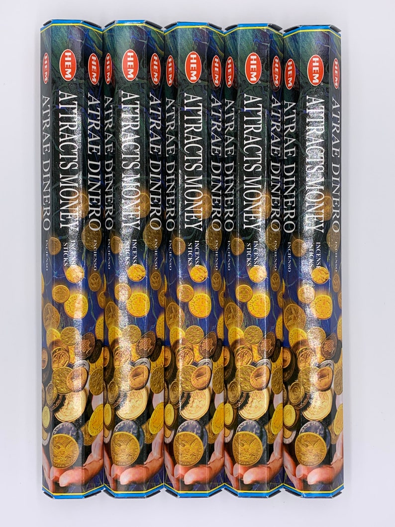 You choose amount Hem Attracts Money Incense Sticks 20,40,60,80,100 or 120 sticks bulk wholesale