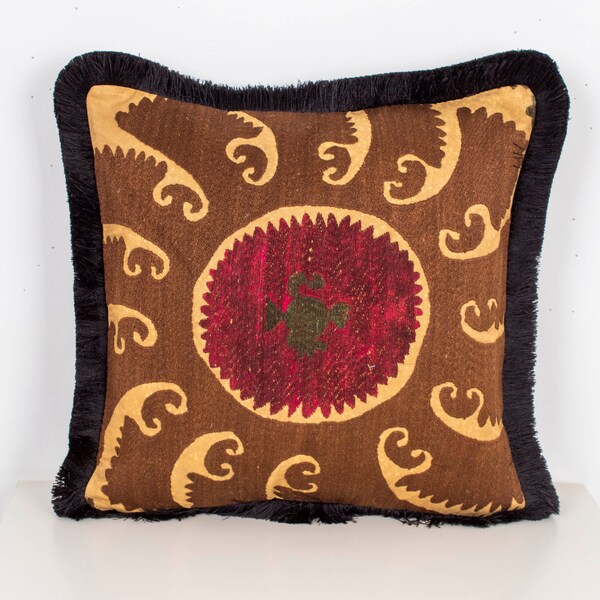 Pink Brown Pillow Etsy