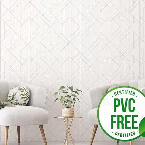 Peel and Stick Wallpaper Self Adhesive Wallpaper Geometric Etsy