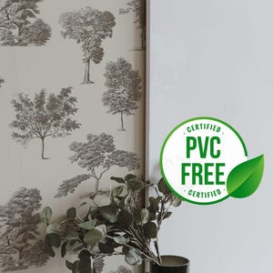 Toile Tapete | Abnehmbare Vintage Toile Peel and Stick Tapete oder ungeklebte Tapete - PVC-Frei | Selbstklebende Tapete