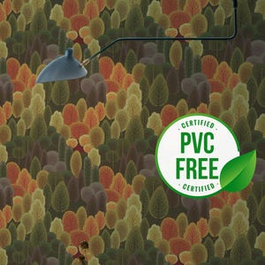 Cozy Forest wallpaper | Removable Peel and Stick wallpaper or Unpasted wallpaper - PVC-Free | Self-adhesive wallpaper